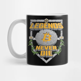 Bitcoin - Legends never die Mug